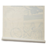 Faces Mosaic Grasscloth - Retail
