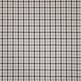Broadloom carpet swatch in a checkered pattern in a white light grey black design