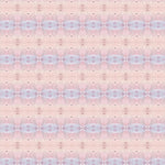 Detail of wallpaper in a gridded paint splatter print in shades of pink, blue, tan and white.