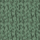 Scaled-out view of fabric in an overlapping curvilinear stripe in shades of green.