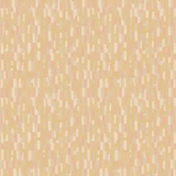 Scaled-out view of wallpaper in an overlapping curvilinear stripe in shades of pink and yellow.