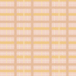 Detail of wallpaper in a squiggly check pattern in cream, brown and yellow on a pink field.