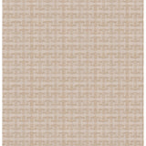Full size Iseo Rug in Pearl, a textural monochromatic abstract geometric pattern in ivory. 
