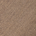 Detail of the Penta Rug in Pebble, a subtle striated pattern in warm taupe. 