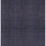 Full Size Penta Rug in Tempestl, a subtle striated pattern in indigo blue and taupe. 