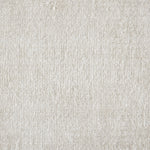 Poly-silk high pile broadloom carpet swatch in a shiny alabaster colorway.
