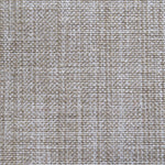 Linen broadloom carpet swatch in a woven mottled check pattern in cream and tan.