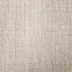 Wool broadloom carpet swatch in a checked woven pattern in cream, tan and brown.