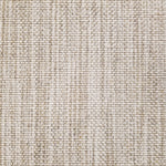 Wool broadloom carpet swatch in a checked woven pattern in cream and brown.