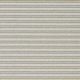 Outdoor broadloom carpet swatch in a dotted stripe pattern in tan on a mottled blue-gray field.
