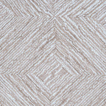 Wool broadloom carpet swatch in a dense diamond check in shades of tan and white.