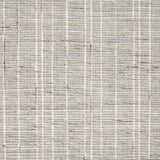Wool-nylon broadloom carpet swatch in a textured plaid weave in gray and cream.