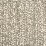 Outdoor broadloom carpet swatch in a chunky ribbed weave in mottled brown and cream.