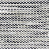 Outdoor broadloom carpet swatch in a multicolor weave in shades of tan, gray and black.