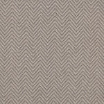 Wool broadloom carpet swatch in a herringbone weave in gray and greige.