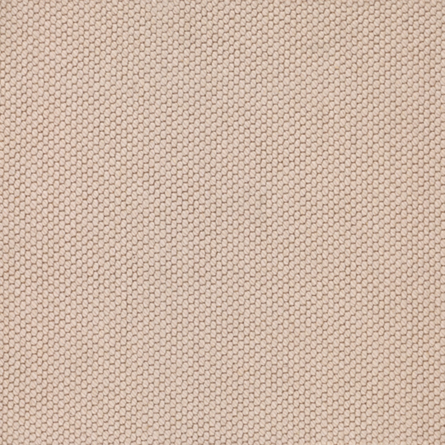 Wool broadloom carpet swatch in a chunky grid weave in cream.
