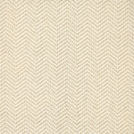 Wool broadloom carpet swatch in a dimensional herringbone weave in white.