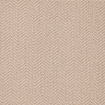 Wool broadloom carpet swatch in a dimensional herringbone weave in beige.