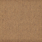 Sisal broadloom carpet swatch in a flat grid weave in "Toasty" brown.