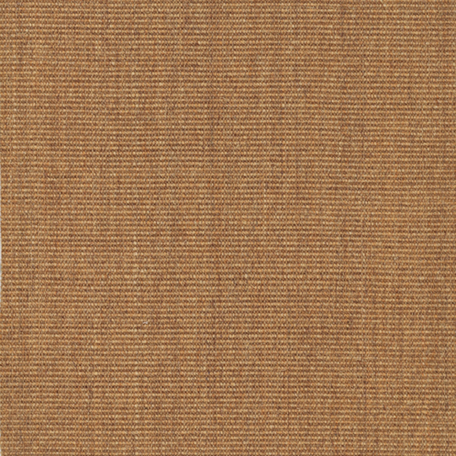 Sisal broadloom carpet swatch in a ribbed weave in "Lodge" bronze.