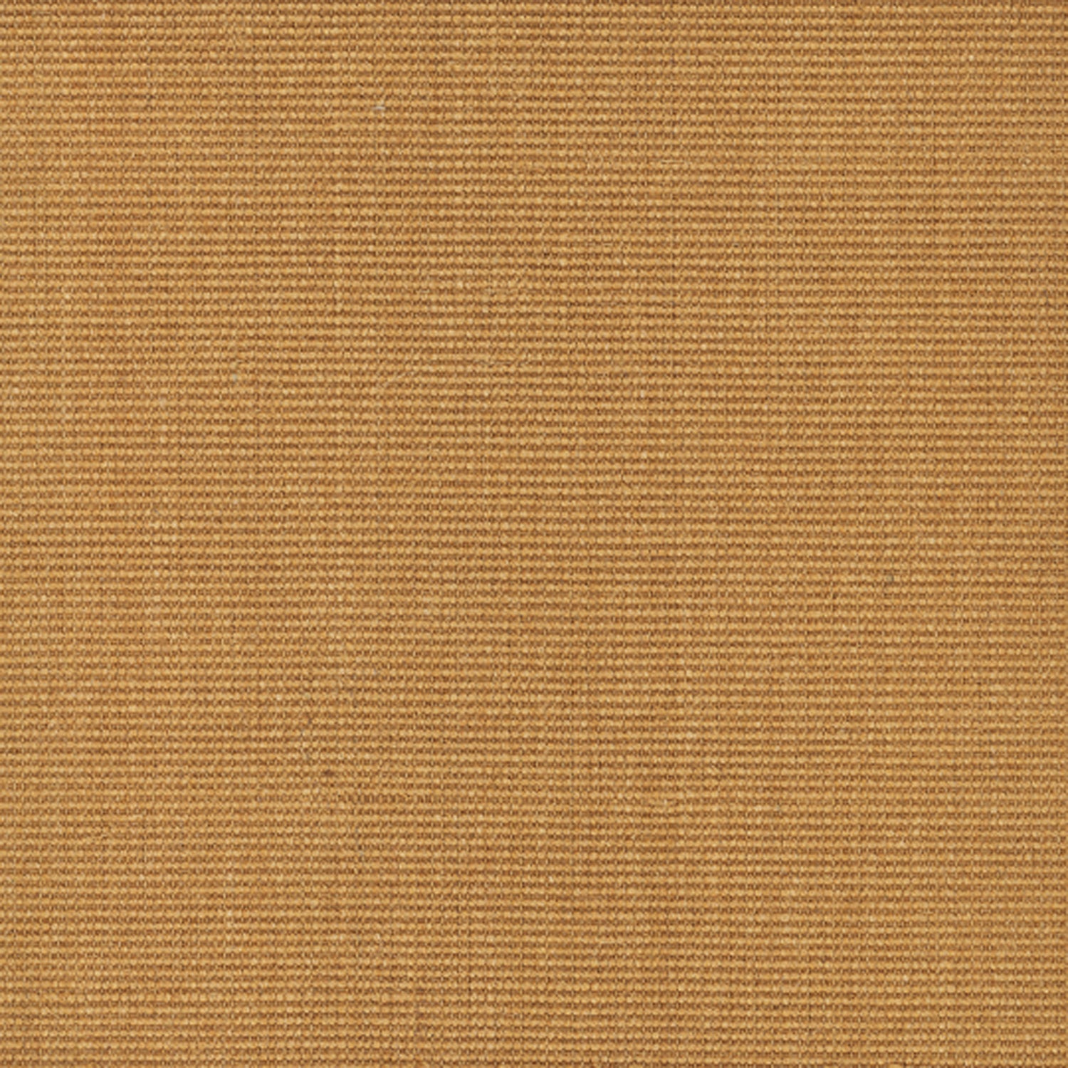 Sisal broadloom carpet swatch in a ribbed weave in "Select" gold.