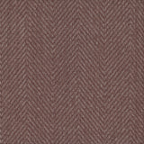 Sisal broadloom carpet swatch in a herringbone weave in maroon and sable.