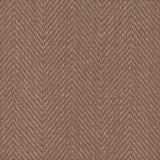 Sisal broadloom carpet swatch in a herringbone weave in brown and sable.