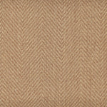 Sisal broadloom carpet swatch in a herringbone weave in bronze and tan.