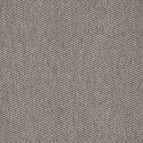 Wool broadloom carpet swatch in a flat grid weave in gray.