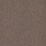 Wool broadloom carpet swatch in a flat grid weave in sable.