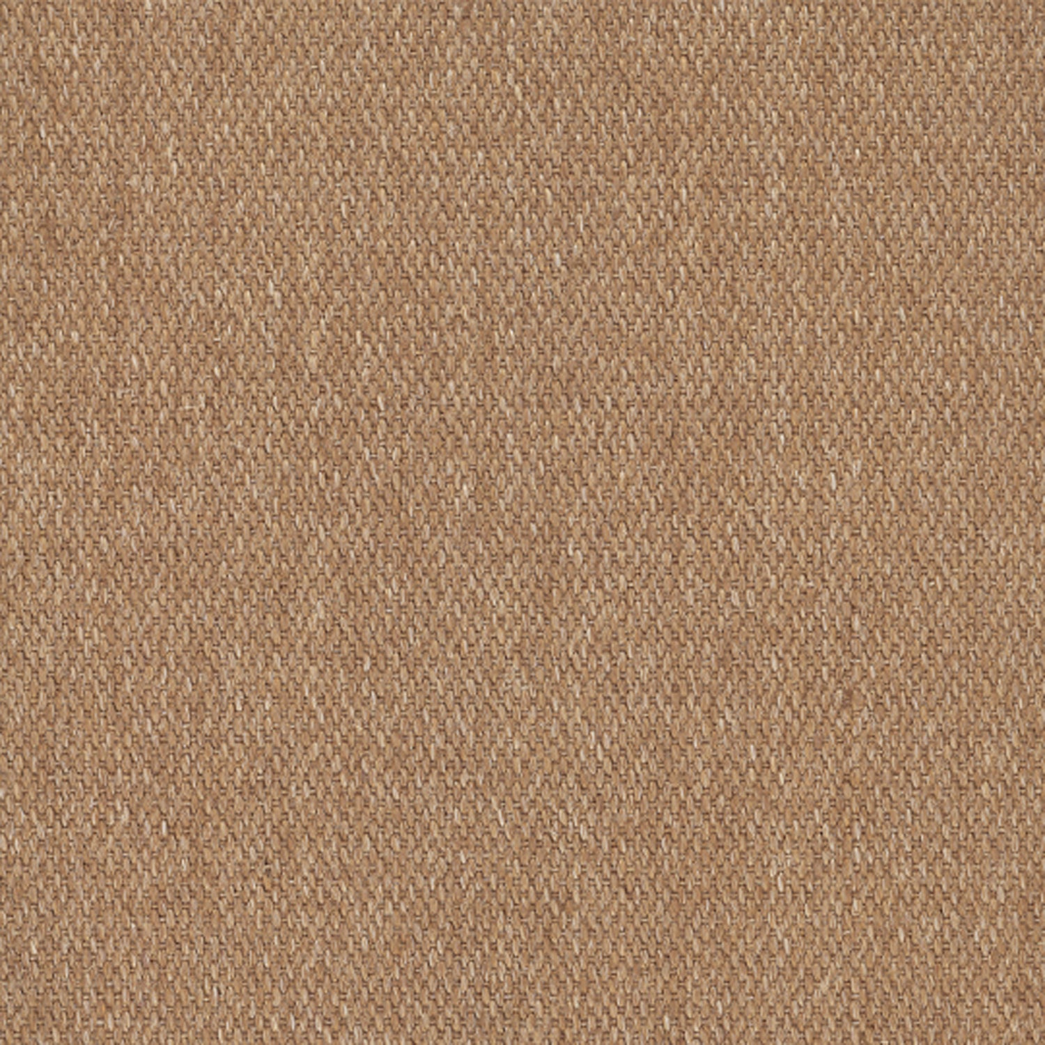 Sisal broadloom carpet swatch in a flat weave in bronze.