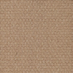 Sisal broadloom carpet swatch in a large-scale grid weave in light brown.