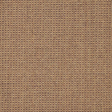 Sisal broadloom carpet swatch in a flat grid weave in tan and dark brown.