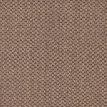 Sisal broadloom carpet swatch in a chunky grid weave in dark mauve and brown.