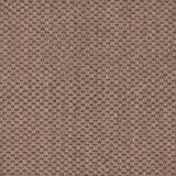 Sisal broadloom carpet swatch in a chunky grid weave in dark mauve and brown.