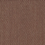 Sisal broadloom carpet swatch in a chunky grid weave in sable and dark brown.