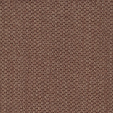 Sisal broadloom carpet swatch in a chunky grid weave in sable and dark brown.