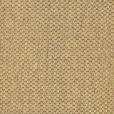 Sisal broadloom carpet swatch in a chunky grid weave in tan and bronze.