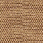 Sisal broadloom carpet swatch in a chunky grid weave in tan and dark brown.