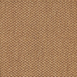 Sisal broadloom carpet swatch in a chunky grid weave in tan and dark brown.