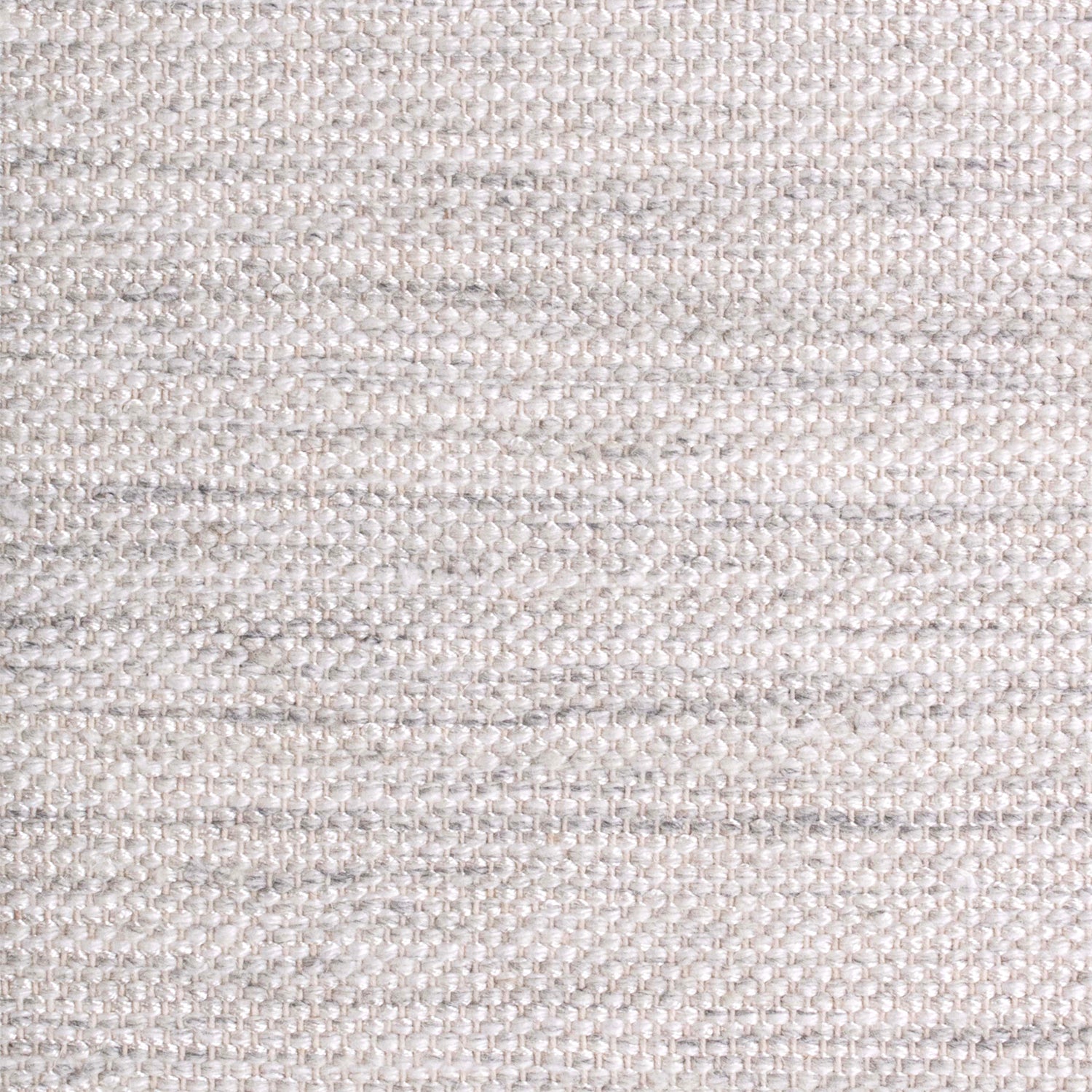Wool-blend broadloom carpet swatch in a textured stripe weave in cream.