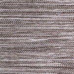 Wool-blend broadloom carpet swatch in a textured stripe weave in brown and tan.