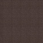 Wool broadloom carpet swatch in a herringbone weave in brown.
