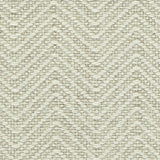 Wool broadloom carpet swatch in a chunky herringbone weave in cream.