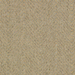 Wool broadloom carpet swatch in a herringbone weave in tan and gray.