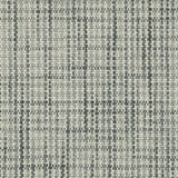 Wool broadloom carpet swatch in a chunky grid weave in mottled shades of white and gray.