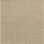 Sisal broadloom carpet swatch in a flat grid weave in cream.