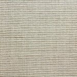 Wool-blend broadloom carpet swatch in a ribbed weave in dove gray.