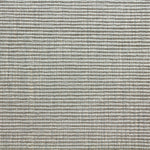 Wool-blend broadloom carpet swatch in a ribbed weave in gray-blue.