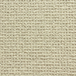 Wool broadloom carpet swatch in a chunky loop weave in greige.